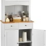 Costway Küchenschrank Buffetschrank Weiß Hoch 170 cm_2