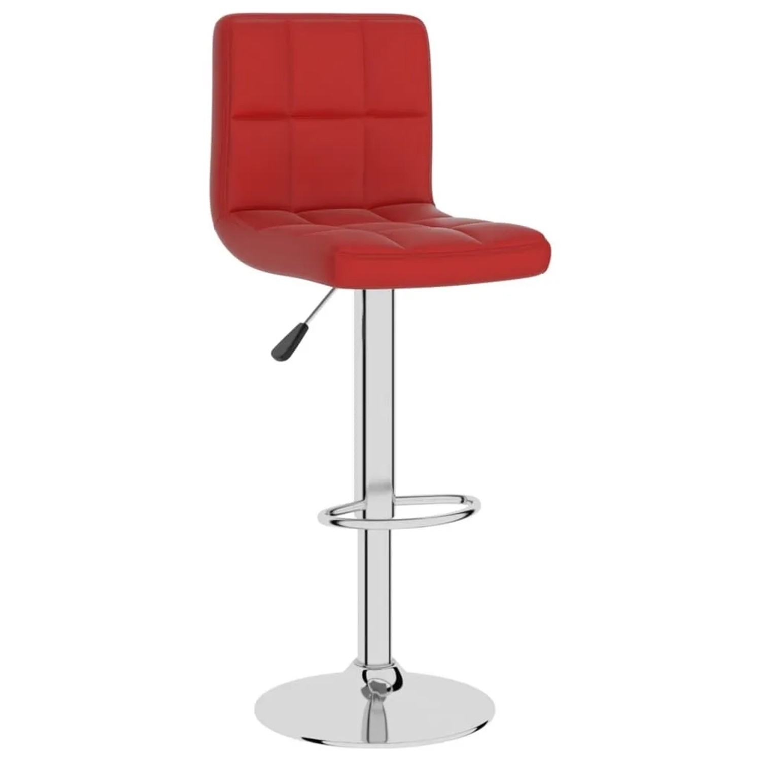 vidaXL Barhocker Weinrot Kunstleder 334225