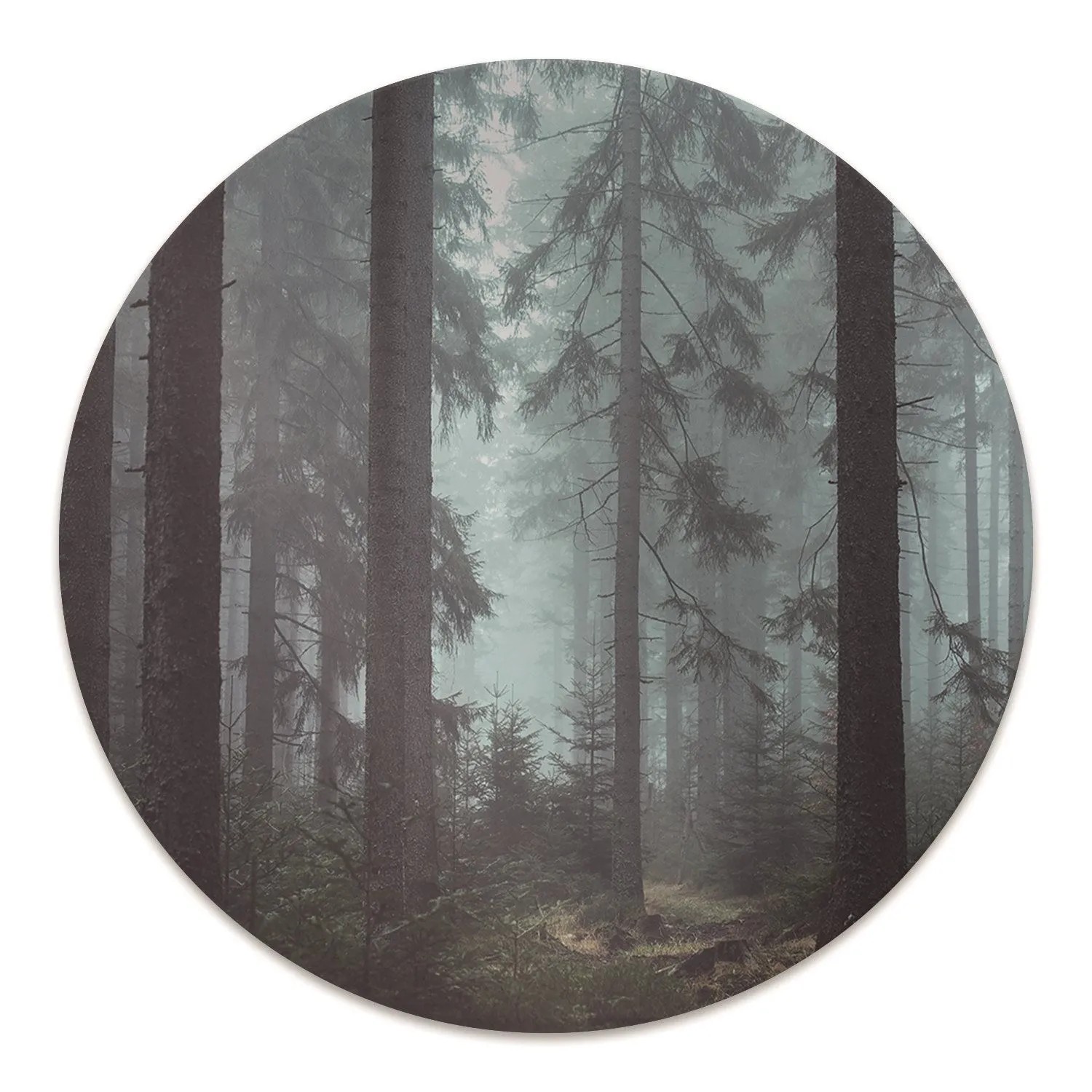 Tulup Bodenschutzmatte Nebelwald Bodenschutzmatte Schreibtischstuhl 100x100 günstig online kaufen