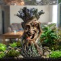 Relaxdays Aquariumdekoration Polyresin Braun Grün Ungiftig 23 cm x 12 cm x 11 cm_5
