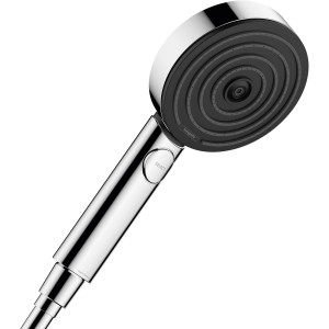 Hansgrohe Pulsify Blend Handbrause 105 mit 3 Strahlarten und Select-Taste in Chrom.