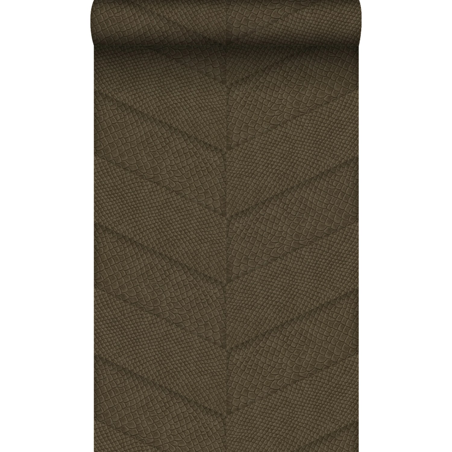 Origin Wallcoverings Tapete Fliesenmuster mit Schlangenhaut-Motiv Braun 53 günstig online kaufen