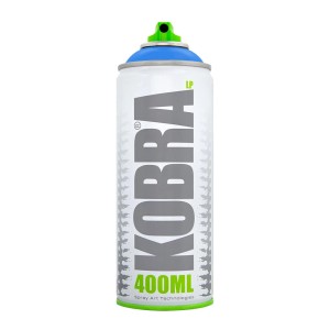 Kobra LP Buntlack Spray 400ml Echtblau Matt, Sprühdose für vielseitige Anwendungen.