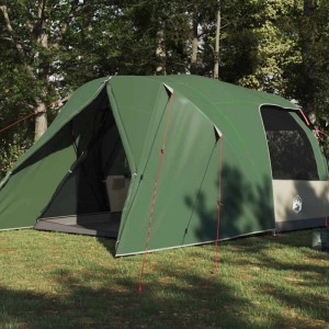 vidaXL Dome Zelt für 4 Personen mit Dach Grün 455 x 252 x 178 cm 42001020