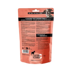 Chewies Fleischstreifen Soft Maxi Pferd, 150g Packung, luftgetrocknet, hoher Fleischanteil.