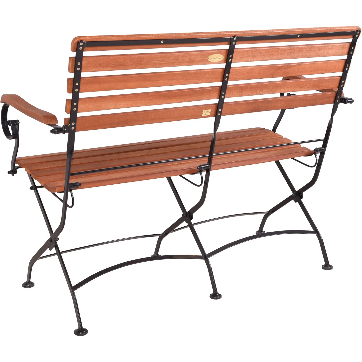 Garden Pleasure Klappbank Wien 2-Sitzer Holz 89 x 116 x 58 cm kaufen bei OBI