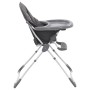 vidaXL Baby-Hochstuhl Grau und Weiß 10185_4