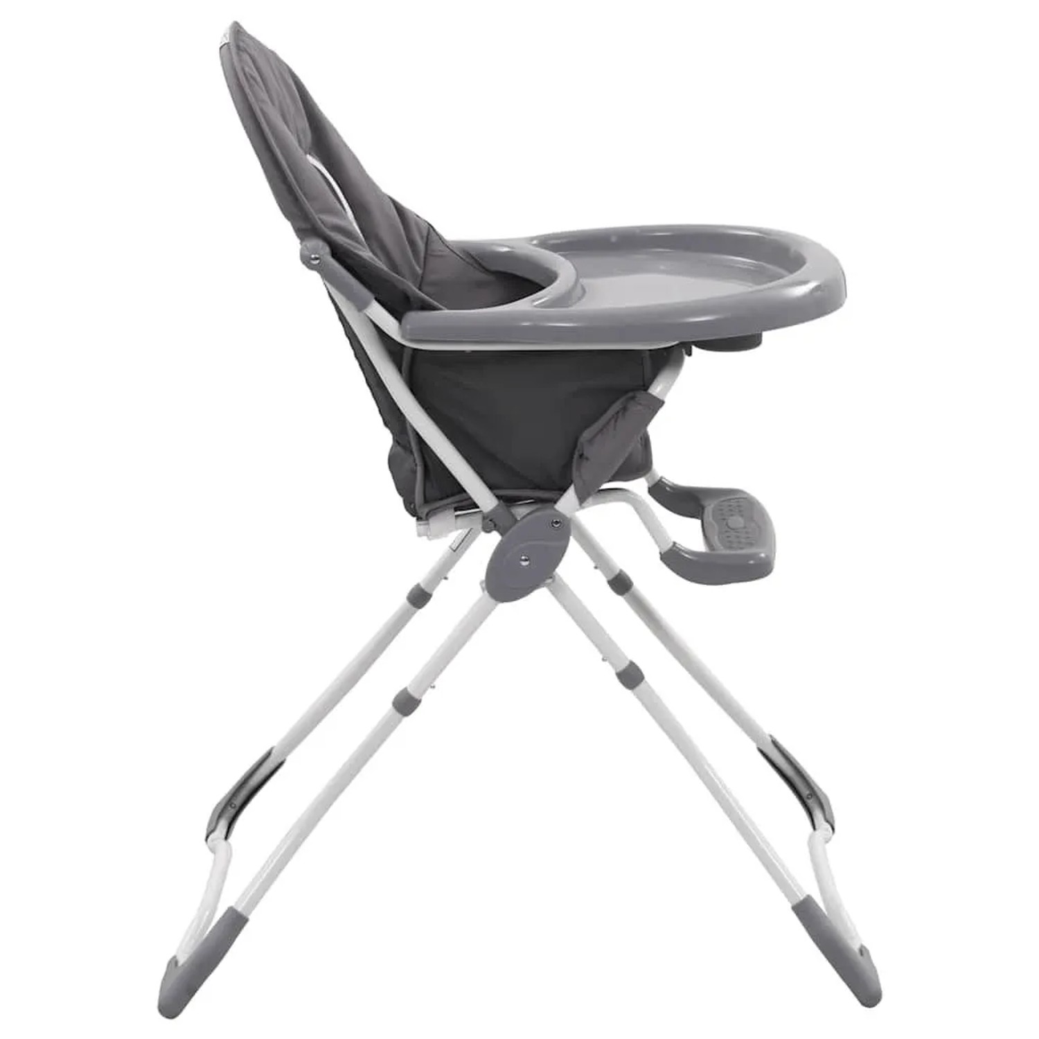 vidaXL Baby-Hochstuhl Grau und Weiß 10185_4
