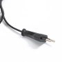 Stecker des Outsunny Gartenbrunnen aus Tannenholz und Metall, Detailaufnahme.