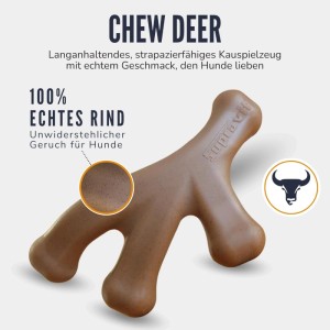 Supravit ChewDeer Beef Geschmack Kauspielzeug für Hunde