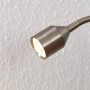 Moderne Lindby LED Klemmleuchte Djamila aus Alu, ideal als Arbeitszimmerleuchte.