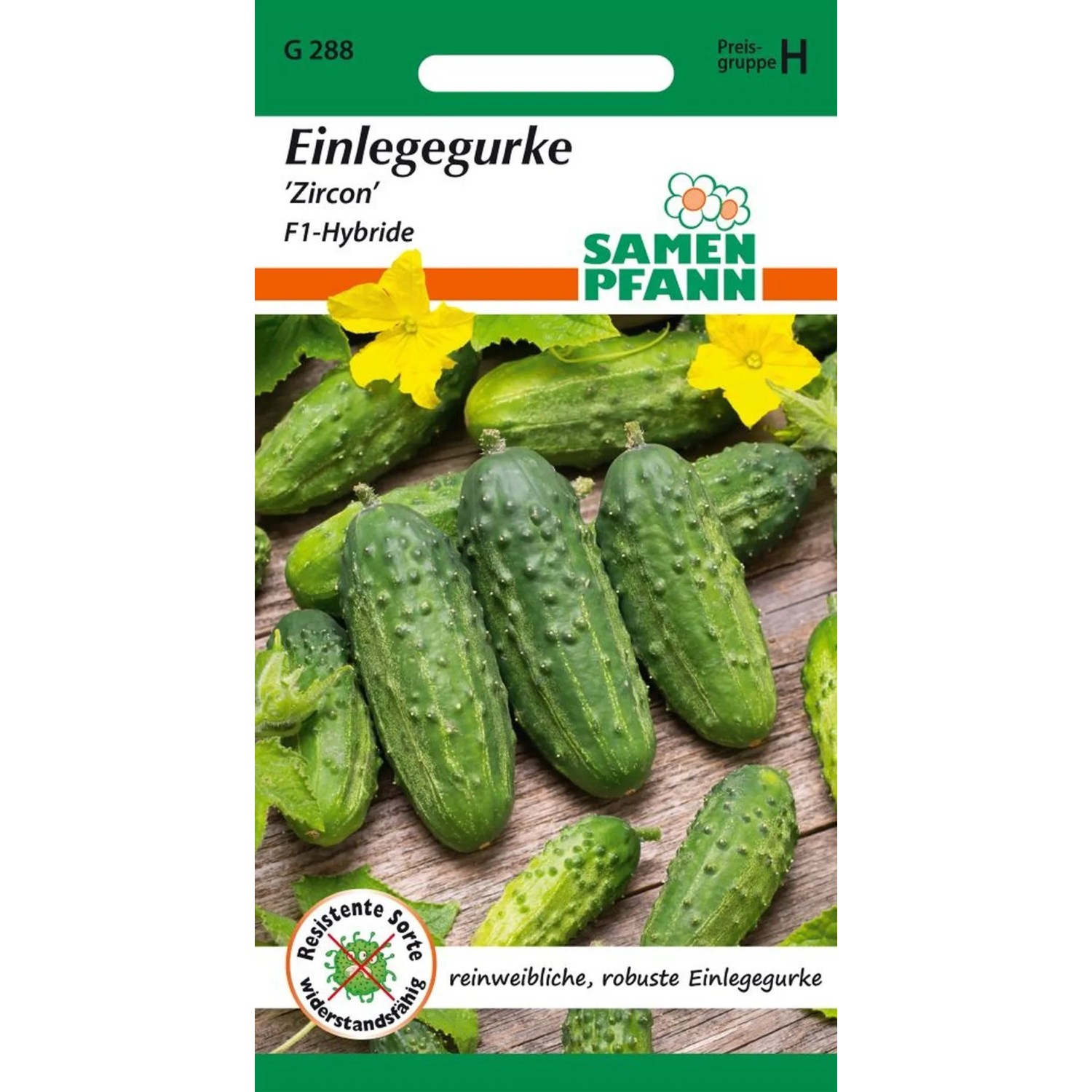 SAMEN PFANN Einlegegurke Zircon F1