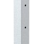Anschlagpfosten Madrid, verzinkt, zum Einbetonieren, 6 cm Durchmesser, 135 cm hoch.