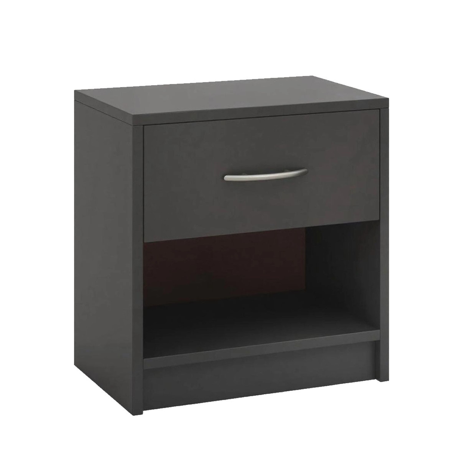 Costway Nachttisch mit Schublade Grau günstig online kaufen