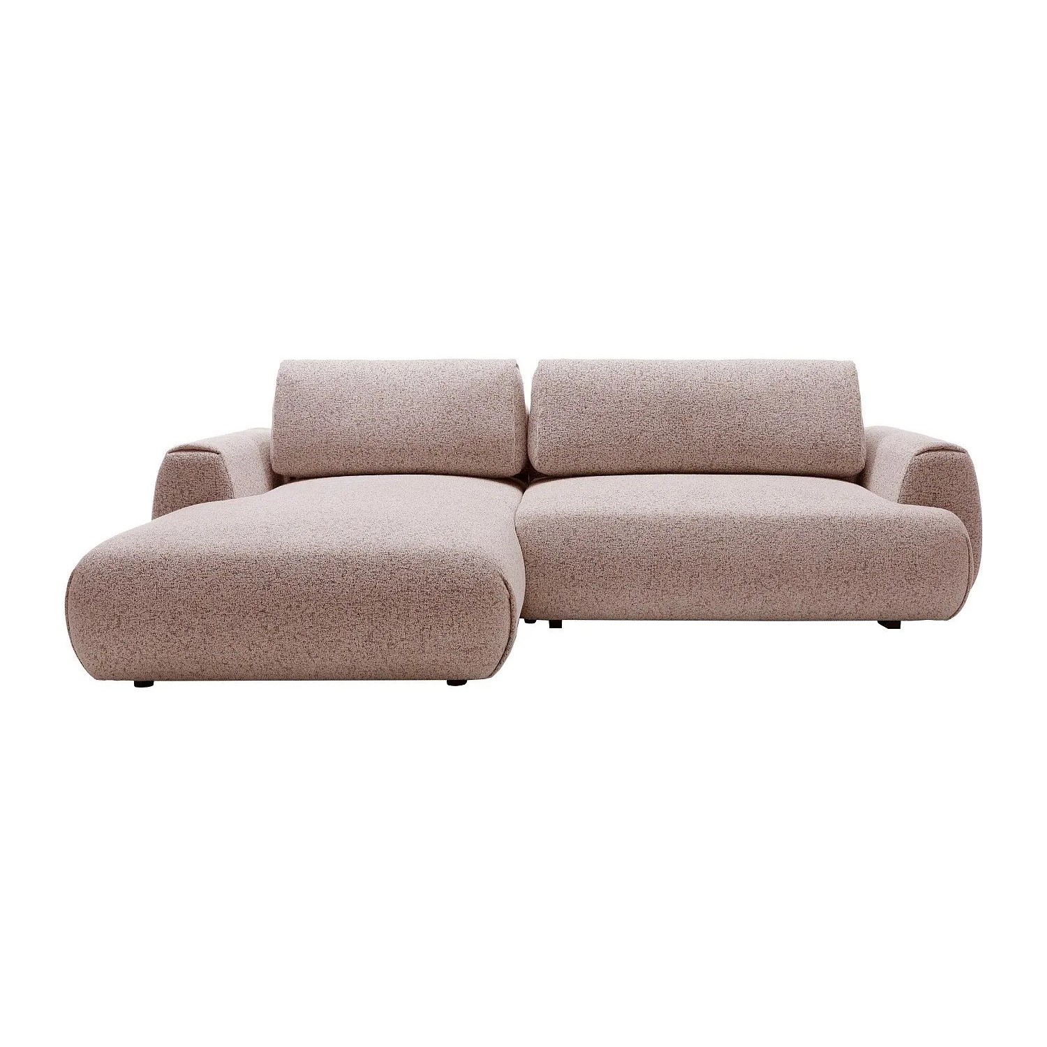 Vente-unique Schlafsofa Monelia Violett  Rosa 270 cm