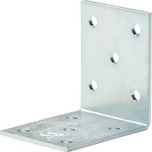 Winkelverbinder Edelstahl, 50x50x40 mm, mit Löchern, zur Holzverbindung, 40 Stück.