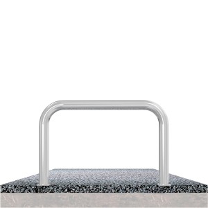 Feuerverzinkter Schake Rammschutzbügel zum Aufdübeln, 1000x650 mm, für Baugeräte.