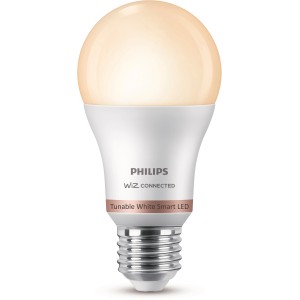 Philips Smart LED Lampe, 8W E27, tunable white, Standardform. Smarte Lichtsteuerung für Ihr Zuhause.