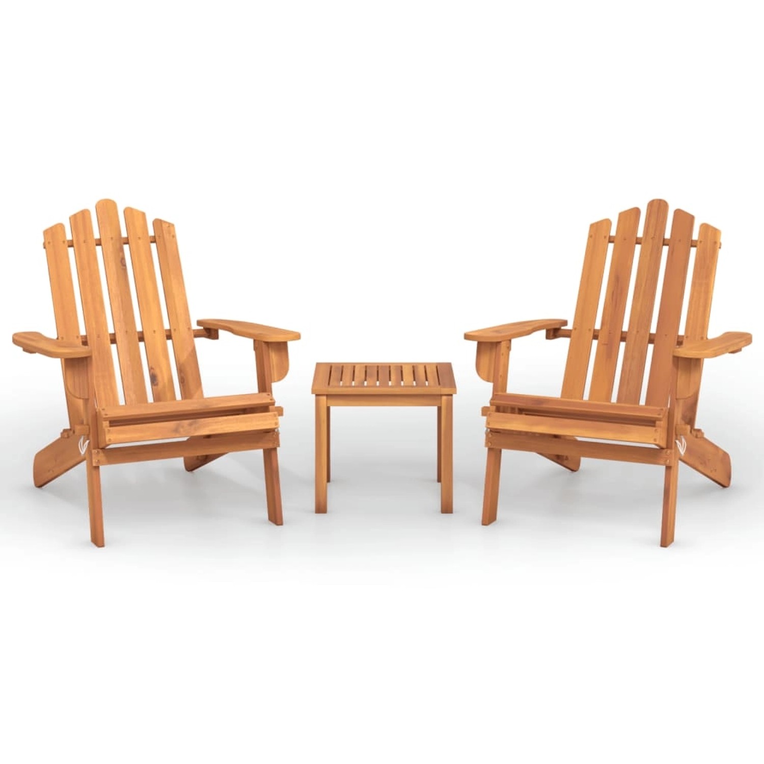 vidaXL 3-Tlg Garten-Lounge-Set Adirondack Massivholz Akazie 3152121