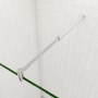 Flexibler, glänzender Chrom Stabilisator für 6-10 mm Duschkabinen und Glaswände.