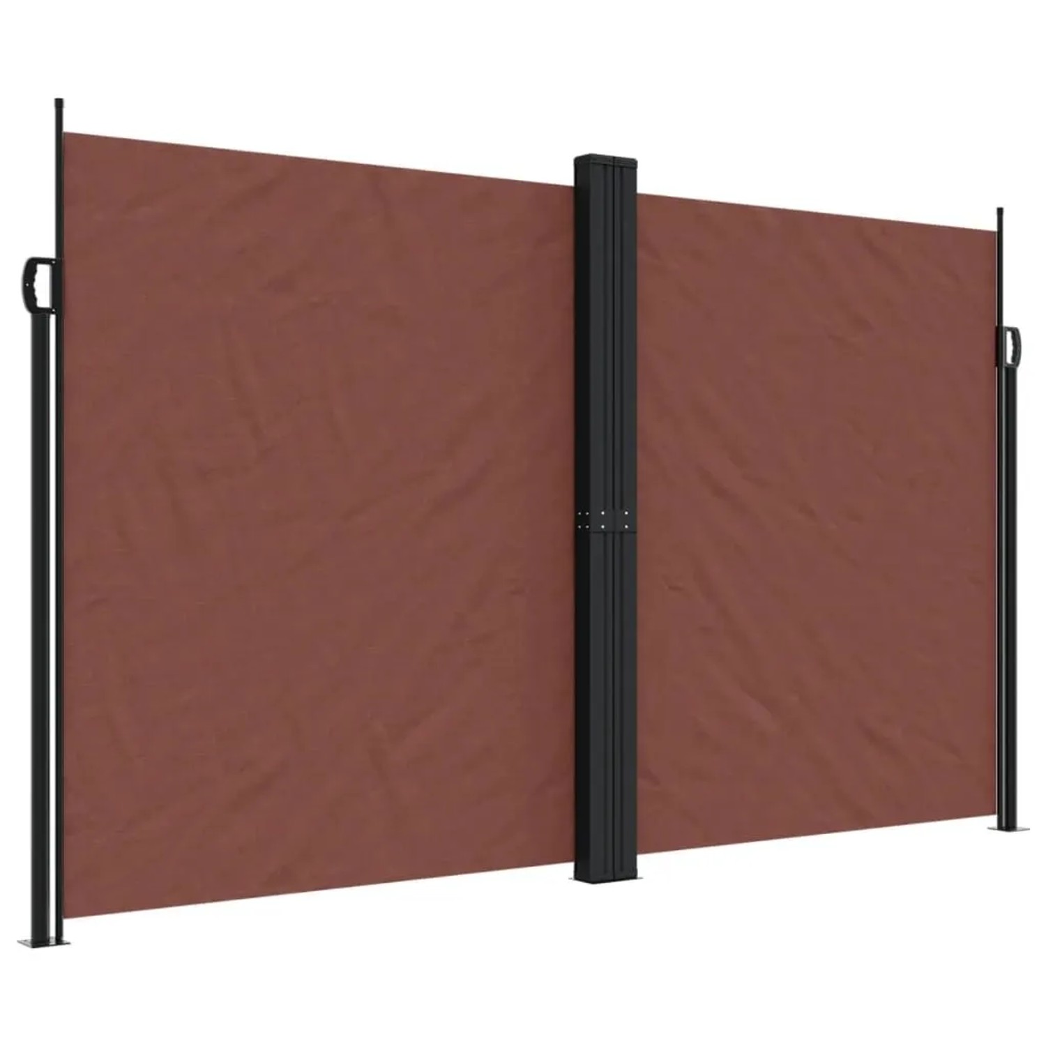 vidaXL Seitenmarkise Ausziehbar Braun 200x1200 cm 4004854
