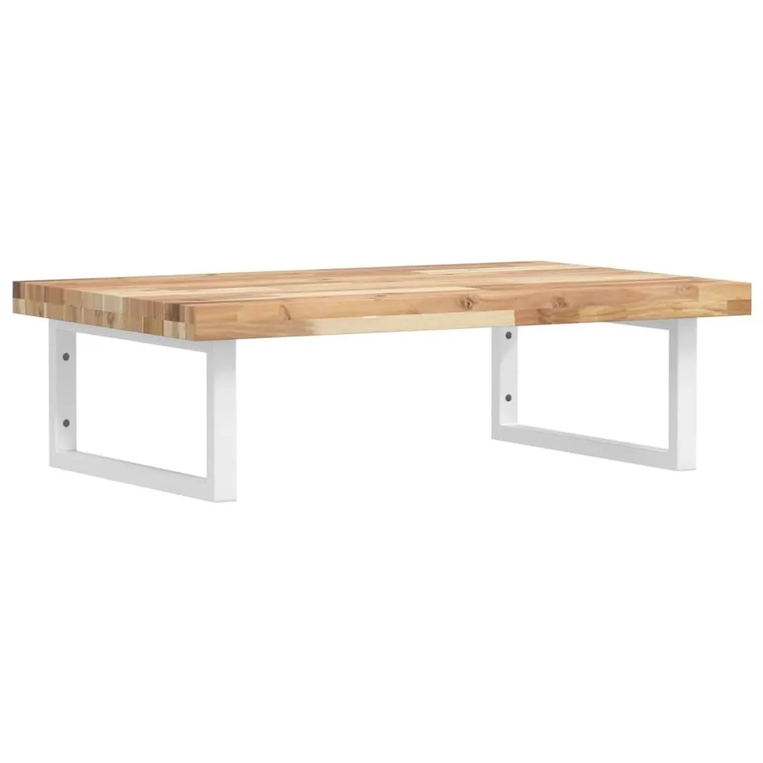vidaXL Waschbeckenregal Wandmontage Stahl und Akazienholz 3302800