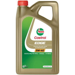Castrol EDGE 5W-40 Motoröl, 5L Kanister für Benzin, Diesel und Hybrid Fahrzeuge.