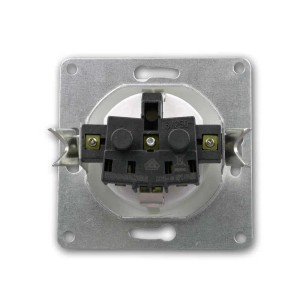 McPower FLAIR Steckdose weiß250V16AUPo RahmeSchrauba