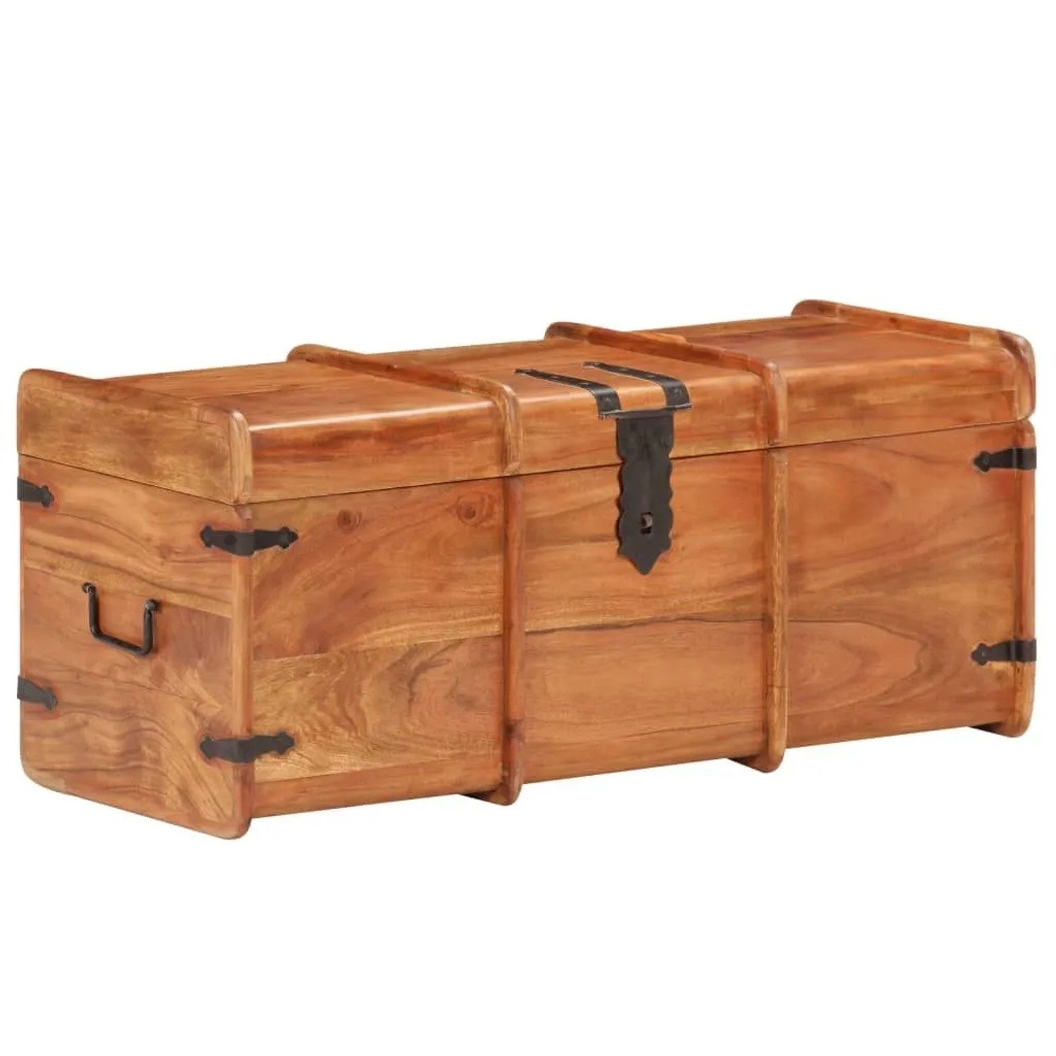 vidaXL Truhe 90x40x40 cm Massivholz Akazie 289643