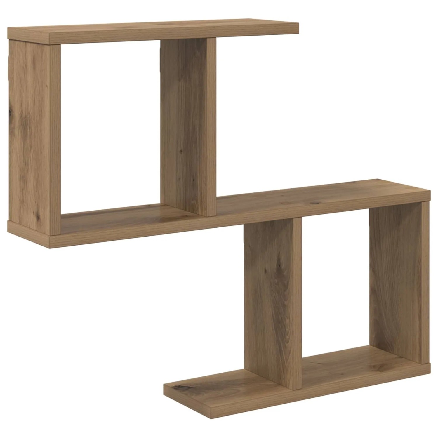 vidaXL Wandregal Artisan-Eiche 60 x 12 x 50,5 cm Holzwerkstoff 8012267