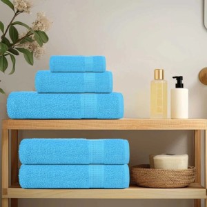vidaXL Duschtücher 2 Stk Türkis 70x140 cm 360 g/m² 100% Baumwolle 136977