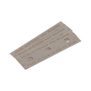 LUX Ersatzklingen: 3 scharfe Klingen für Tapetenentferner, geeignet für harte Untergründe.