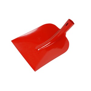 Lose, rote Holsteiner Schaufel von LUX-TOOLS, 245 mm breit, für Gartenarbeiten.