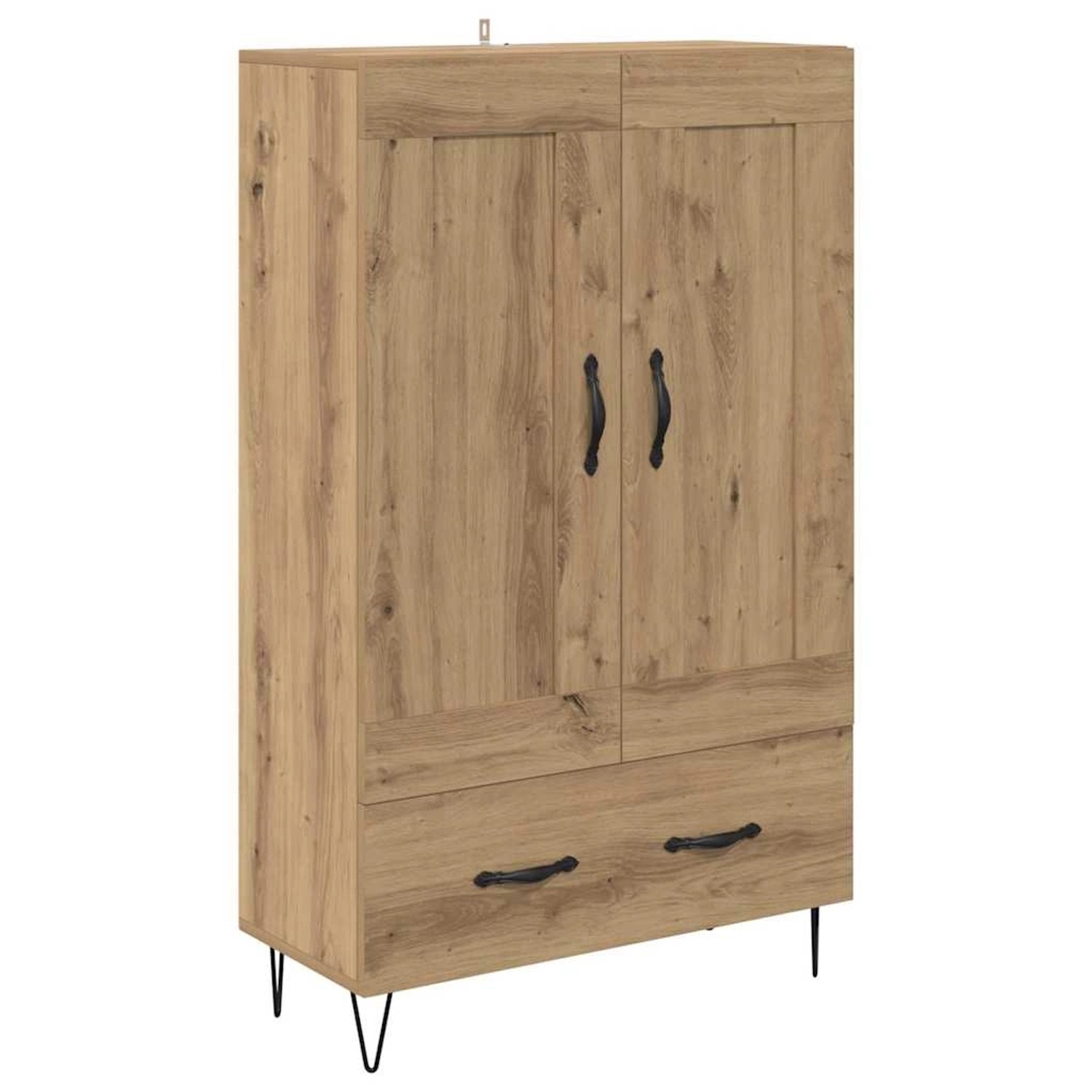vidaXL Highboard Artisan-Eiche 69,5 x 31 x 115 cm Holzwerkstoff 882569