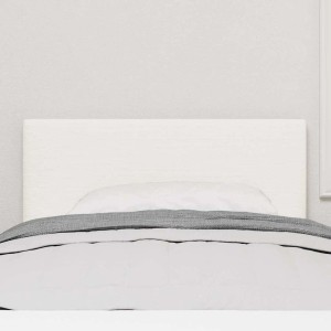 vidaXL LED Kopfteil mit LED-Lichtleisten Creme 100 cm Polyester 3338023