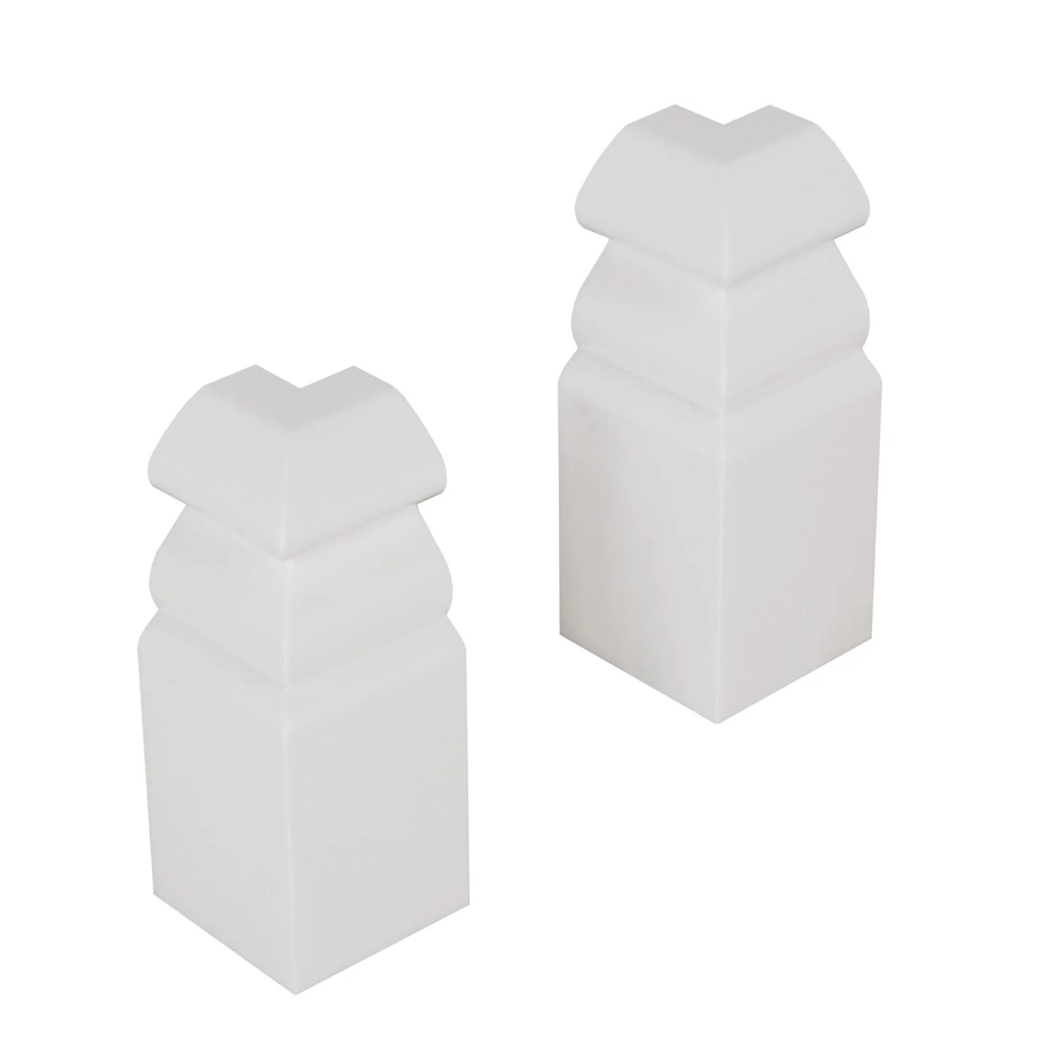 Kosche Außenecken für Kosche Sockelleiste Profi 16 mm x 58 mm Weiß 2 Stück