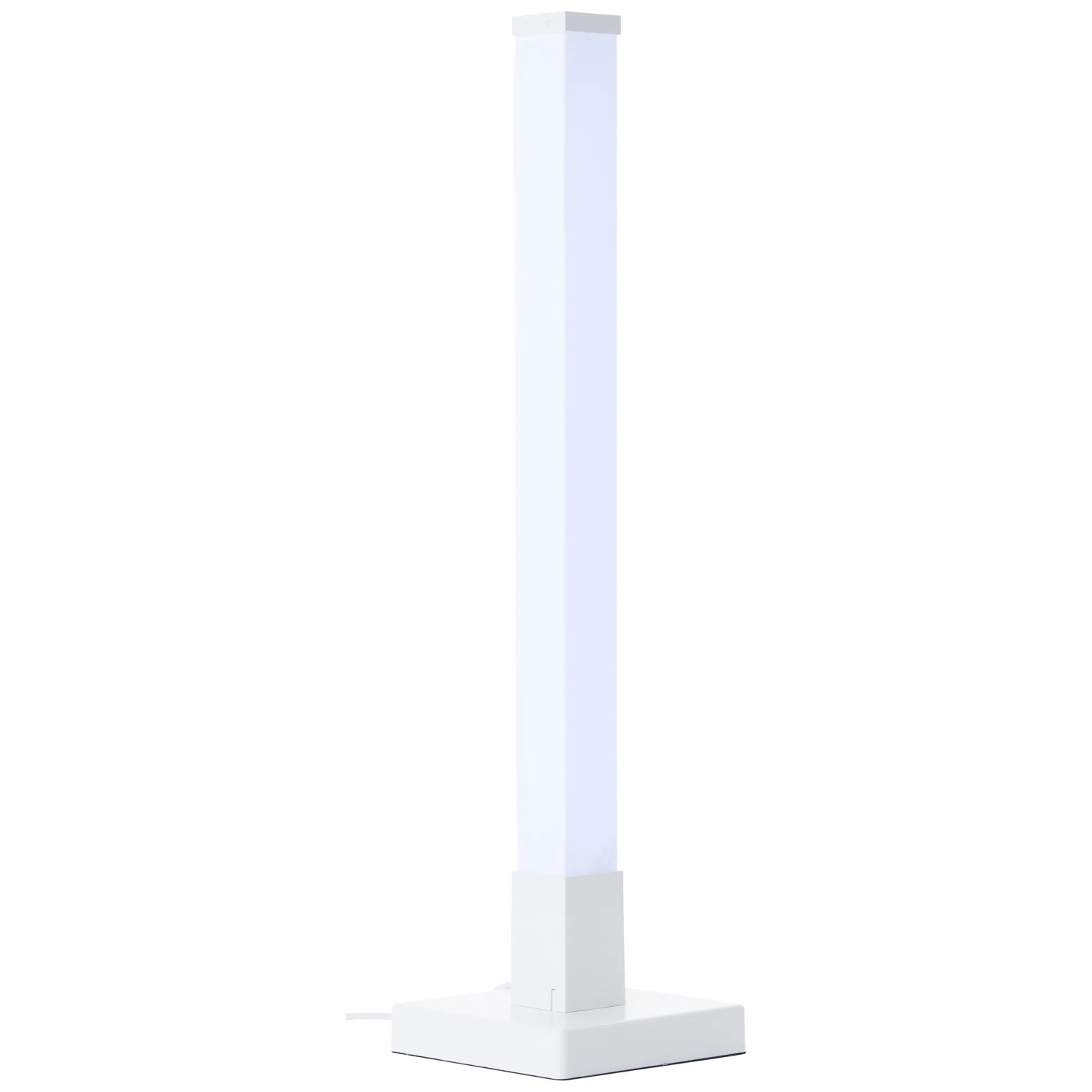 Moderne, dimmbare LED-Tischleuchte Neele RGB + CCT, weiß, für stimmungsvolle Beleuchtung.