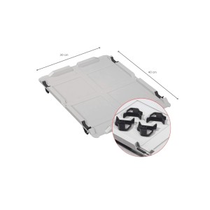 PROREGAL Eurobox Deckel mit Schnappverschlüssen, Aufbewahrungsbox Zubehör.