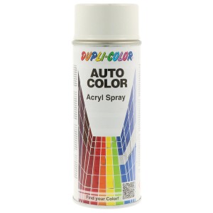 Dupli-Color Auto Color Lackspray, Weiß-Grau, 400ml Dose für Lackreparaturen.
