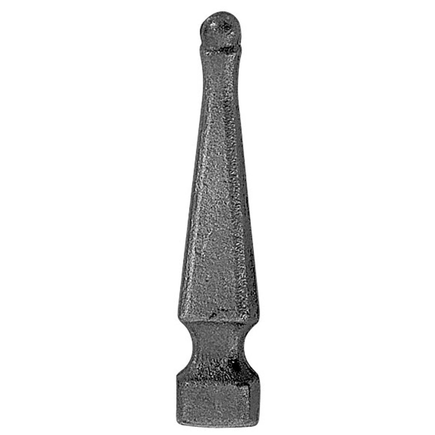 FeNau Zaunspitze Höhe 125 mm Material 25x25 mm Stahl S235JR Roh