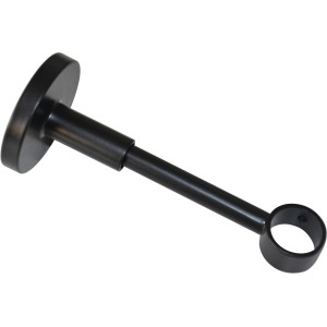 Gardinia Träger Chicago, geschlossen, Ø 20 mm, schwarz-matt für Stilgarnituren.