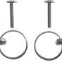 Duravit Scharnierpaar für WC-Sitze Happy D. und Starck 2, Chrom.