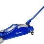 Blauer Michelin Hydraulik-Wagenheber, 2000 kg Tragkraft, mit Hebel und Rollen.