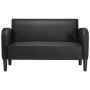 vidaXL Zweisitzer-Sofa Schwarz 110 cm Kunstleder 4100536_3