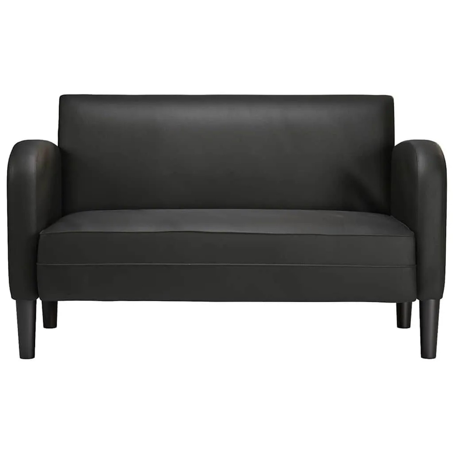 vidaXL Zweisitzer-Sofa Schwarz 110 cm Kunstleder 4100536_3