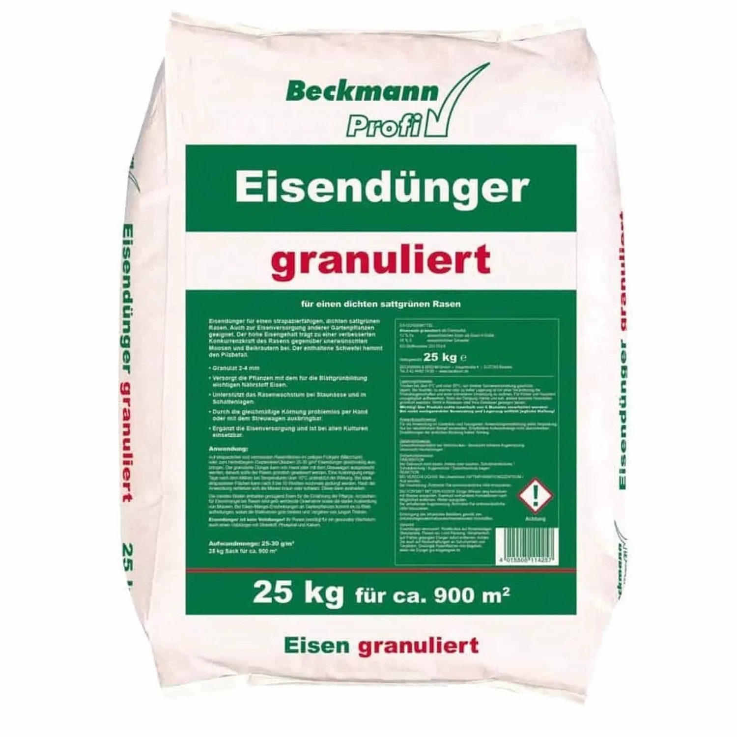 Beckmann & Brehm Eisendünger 25 kg 2-4 mm für 900 m²