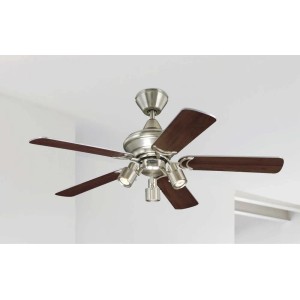 Westinghouse Kingston Deckenventilator, 105 cm, mit Beleuchtung und Zugschnur.