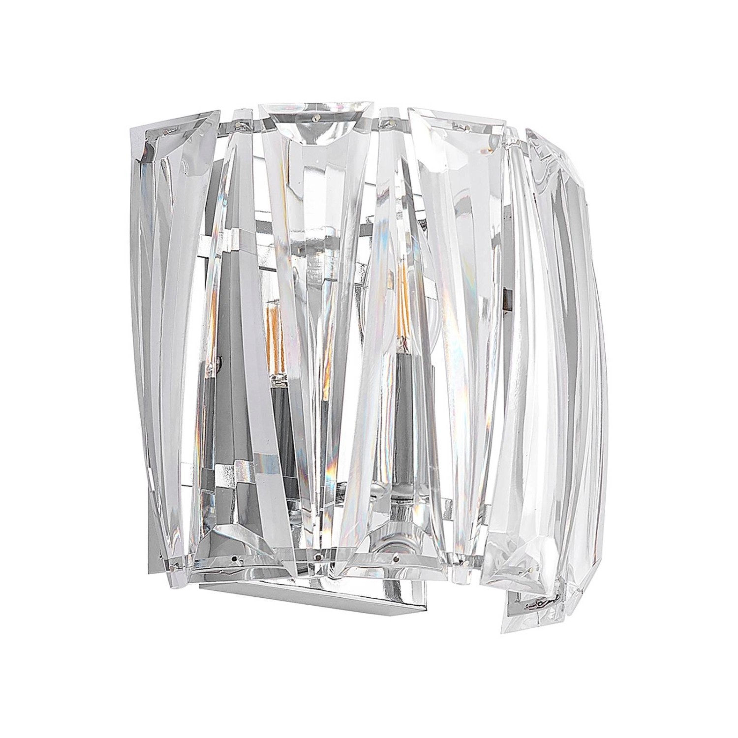 Lindby Wandleuchte Wandlampe Innen Sofia 9627680 in Transparent 1-flammig E14 Wohnzimmerleuchte