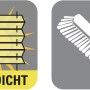 Symbolbild: Gardinia Plissee Solo, blickdicht und Reinigungsbürste.