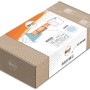 CREATE! by OBI DIY Farb-Set Taubenblau, Mal-Set im Karton mit Pinsel, Farbe, Schleifpapier und Kreppband.